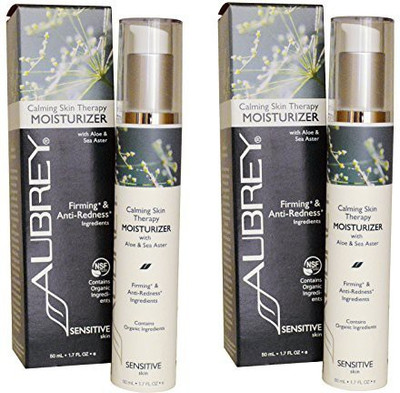 

Aubrey Organics Calming Skin Therapy Moisturizer With Aloe And Sea Aster For Sensitive Skin (pack Of 2)(47.6 g)