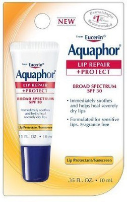 

Aquaphor Lip Repair + Protect, Broad Spectrum SPF 30, .35 Fl Oz (Pack of 3)(10.3495 ml)