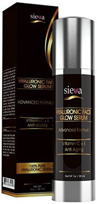 

Sieva Skincare Hyaluronic Face Glow Serum With Vitamin C+ A+ D+ E(30 ml)