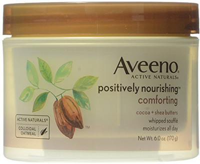 Aveeno Positively Nourishing Whipped Souffle Body Cream(170 g)