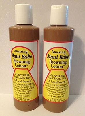 

Maui Babe browning lotion - 8oz, 2 pack(240 ml)