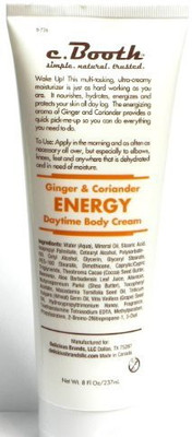 

C. Booth c.booth ginger & coriander energy daytime body cream 8 fl oz(240 ml)