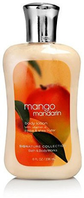

Bath & Body Works signature collection mango mandarin body lotion, 8 oz, new bottle style(240 ml)