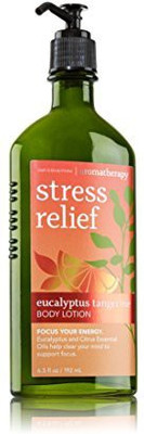 

Bath & Body Works Aromatherapy Stress Relief Eucalyptus Tangerine Body Lotion(195 ml)