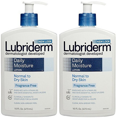 

Lubriderm Daily Moisture Lotion, Normal To Dry Skin, Fragrance Free 2 Pack(473 ml)
