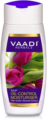 

Vaadi Herbals Tulip Oil Control Moisturiser with Green Almonds Extract - Pack of 3(110 ml)