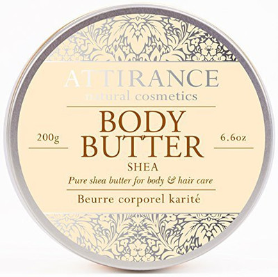

Attirance Natural Cosmetics Body Butter Shea All With Shea Butter, Jojoba Oil & Beeswax(200 g)