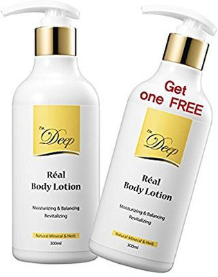 

Dr.deep Real Body Lotion Soothing Shea Butter Included Moisturizing Body Lotion(300 ml)