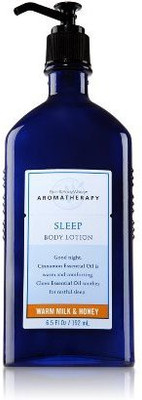 

Bath & Body Works aromatherapy sleep warm milk and honey body lotion(192 ml)
