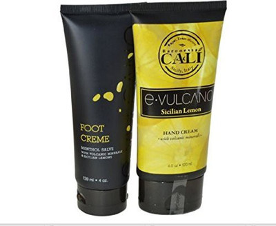 

Baronessa Cali Cosmetic E Vulcano Sicilian Lemon Hand Cream And Foot Creme Combo Pack(120 ml)
