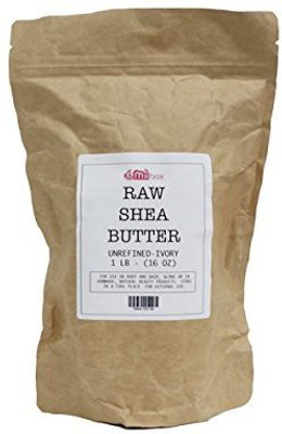 

Miibox 100% Raw Unrefined Organic Shea Butter African Grade A Ivory from Ghana(480 ml)