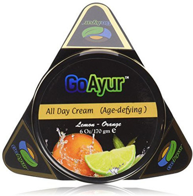 

Goayur Lemon Orange Ayurvedic Age Defying All Day Cream Herbal Anti-aging & Natural Anti-wrinkles(170 g)