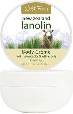 

Wild Ferns Lanolin Body Creme with Avocado and Olive Oil(195 ml)