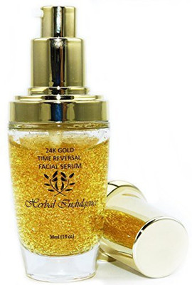 

Milima Ventures Herbal Indulgence Organic 24k Gold Time Reversal Anti Aging Anti Wrinkle Facial Serum(30 ml)
