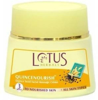15% OFF on LOTUS Quincenourish Quince Seed Facial Massage Cream(250 g) 15% OFF on LOTUS Quincenourish Quince Seed Facial Massage Cream(250 g)