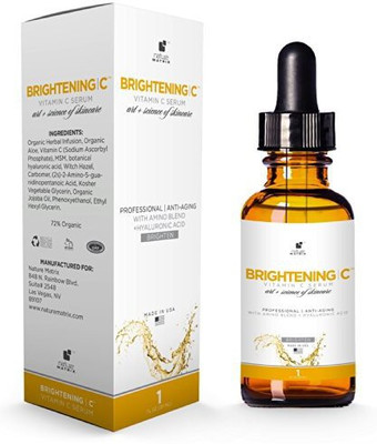 

Nature Vitamin C Serum Contain Organic Vitamin C + Vegan Hyaluronic Acid Serum+ Amino Blend(200 g)