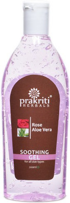 

Prakriti Herbals Soothing Aloevera Rose Gel(200 ml)