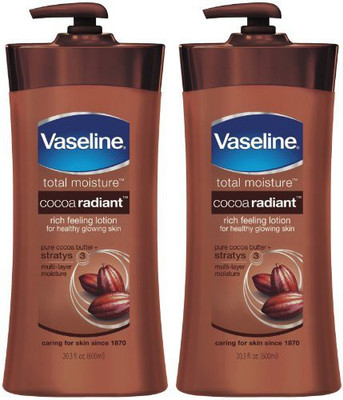 

Vaseline Total Moisture Lotion Cocoa Radiant Pump(609 ml)