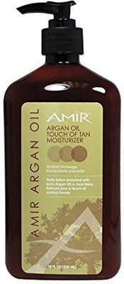 

Amir argan oil "touch of tan" body moisturizer, 18 fl.oz(540 ml)