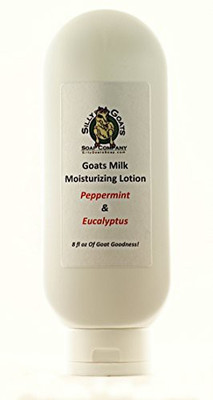 

Silly Goats Soap Company "peppermint & Eucalyptus" Goat Milk Lotion, Toggle Bottle(226.72 g)