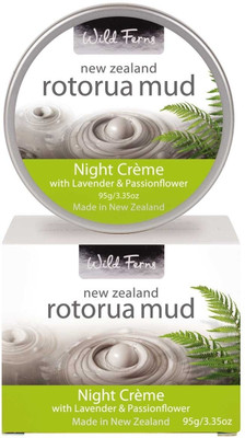 Wild Ferns Rotorua Mud Night Creme with Lavender & Passionflower(95 g) Wild Ferns Rotorua Mud Night Creme with Lavender & Passionflower(95 g)
