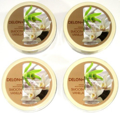 

Delon+ DELON Intense Moisturizing Smooth Vanilla Body Butter (4-Pack)(207 ml)