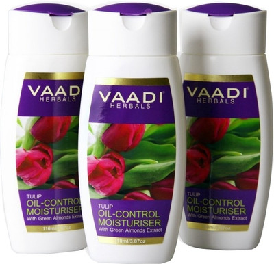 

Vaadi Herbals Tulip Oil Control Moisturiser with Green Almonds Extract - Pack of 3