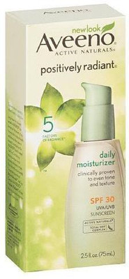 

Aveeno Active Naturals Positively Radiant Daily Moisturizer SPF30 - 75ml (2.5oz)(75 ml)