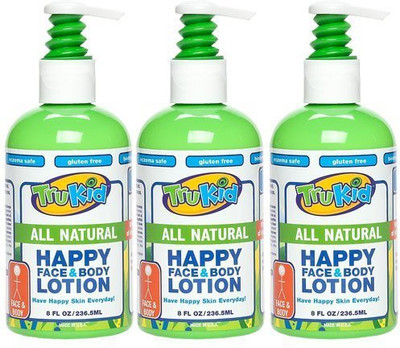 

TruKid 3 Pc Value Pack: Happy Face & Body Lotion - Super Safe & Sensitive Lotion(240 ml)