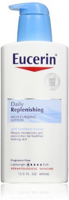 

Eucerin Moisturizing Lotion, Daily Replenishing, - Bottles (Pack of 3)(405 ml)