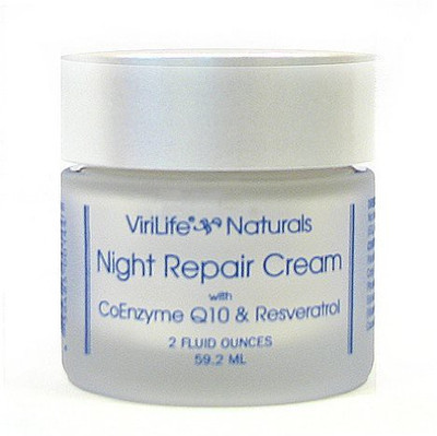 

ViriLife Naturals Night Repair Cream with CoEnzyme Q10 and Resveratrol ( fl. )(60 ml)