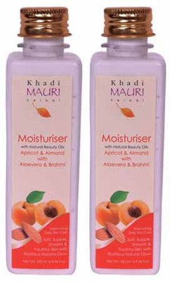 

Khadi Mauri Moisturizer - Pack of 2 - Premium Ayurvedic(500 ml)