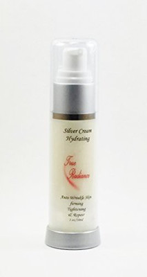 

True Radiance silver cream by with marine collagen for anti-aging, wrinkle reduction and skin rejuvination and super hydrator. also has argireline 20%, dmae, alpha lipoic acid, apt, ceremide 3, hyaluronic acid and so much more. paraben free 1 oz /30ml.(30