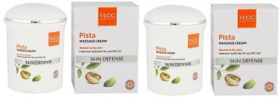 VLCC Natural Sciences Skin Defense Pista Massage Cream (Pack of 1)(100 ml)