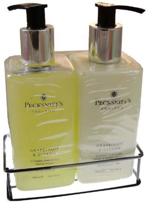 

Pecksniffs Pecksniff's Grapefruit & Citron Handwash and Body Lotion Set, Each(303 ml)