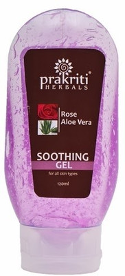 

Prakriti Herbals Soothing Aloevera Rose Gel(120 ml)