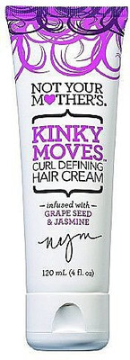 Not Your Mothers kinky moves curl defining hair cream, 4 ounce(120 ml)
