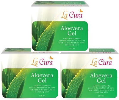 

Lacura Aloevera Gel (Pack of 3 pc 100 g each)(300 g)