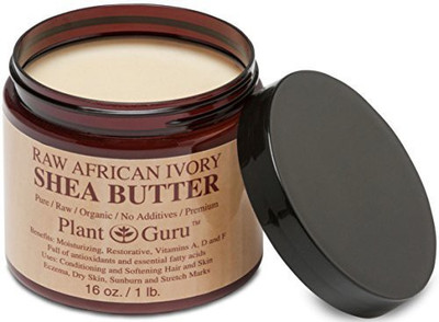 

Plant Guru Raw African Ivory Shea Butter for Hair and Skin(480 ml)