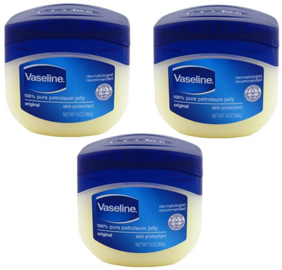 

Vaseline ( Made in USA ) 100% Pure Petroleum Jelly Original Skin Protectant ( Pack of 3)(368 g)