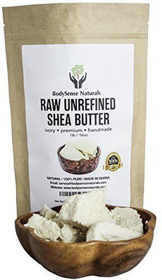 

Bodysense Naturals Raw Unrefined Ivory Shea Butter Ivory 1lb From Africa(200 ml)