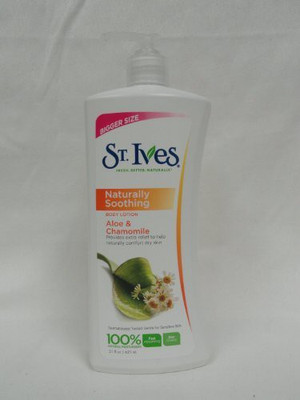

St. Ives Naturally Soothing Body Lotion Unisex, Aloe and Chamomile(630 ml)