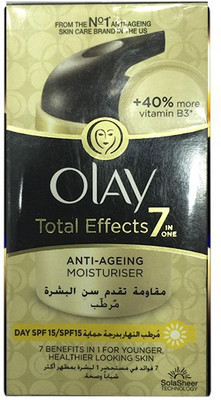 

Olay Total Effect 7 Day Moisturiser Spf 15 ( Imported - Made in Poland )(50 ml)