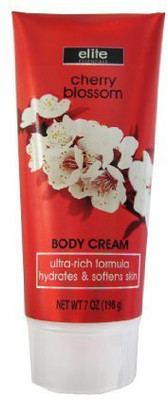 Elite Essentials New Cherry Blossom Body Cream Tube 1 Pack(198 g)