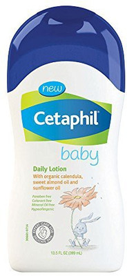 

Cetaphil Baby Baby Daily Lotion with Organic Calendula, Sweet Almond Oil and Sunflower Oil, 13.5 Ounce(399.195 ml)