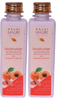 

Khadi Mauri Herbal Moisturiser - Pack of 2 - Premium Natural(500 ml)