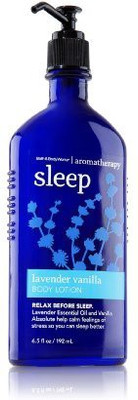 

Bath & Body Works Bath and Body Works Aromatherapy Sleep Lotion, (Sleep Lavender Vanilla)(195 ml)