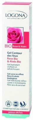 

Logona Organic Eye Gel, Rose and Aloe, 0.505 Ounce(14.785 ml)