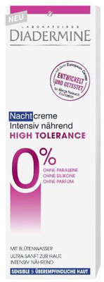 

Diadermine Genuine High Tolerance Intense Nurturing Night Care Cream For Sensitive And Hypersensitive Skin(47.6 g)