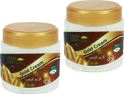 

Herbs Essential Gold Face & Body Cream (Pack of 2)(1000 g)